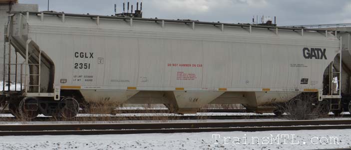 Car/wagon CGLX2351 left side / coté gauche